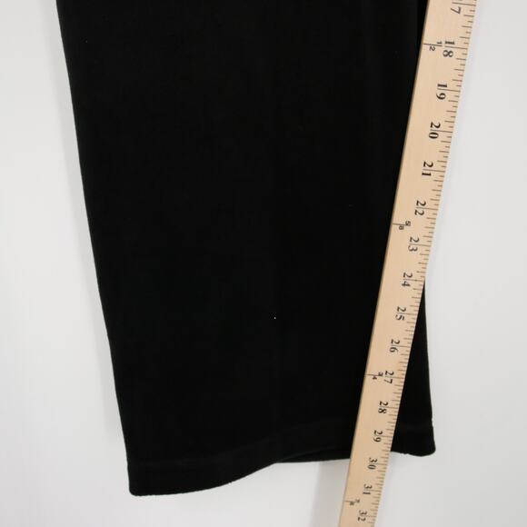Calvin Klein Sweatpants Black Velvet Velour Super Soft Pull On Elastic Waist 1X - Picture 6 of 13